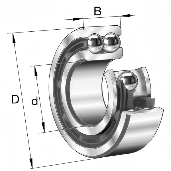 diagram of dsbr ball bearings